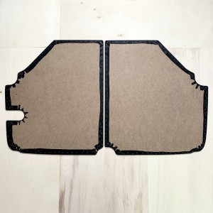 Bottom trunk panels BMW 1502-2002 Black/Grey