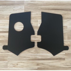 Side trunk panels BMW 1502-2002 BLACK
