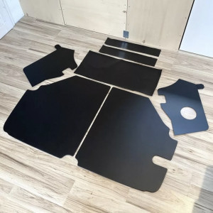 Trunk panels complete 7 piece set BMW 1502-2002 Black/Grey