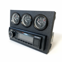 BMW E10 2002 OEM Style Radio / 3 Gauge Panel for Short Center Console